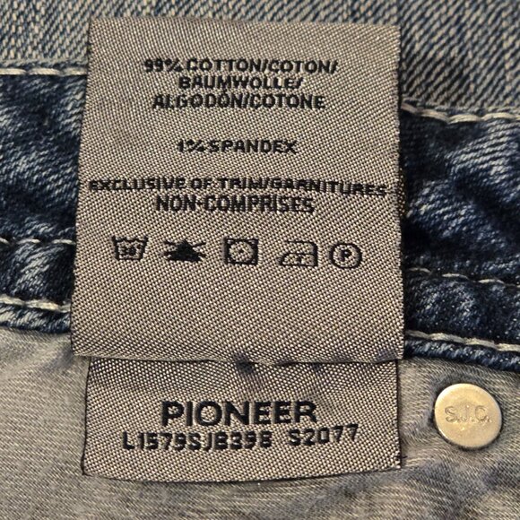 Silver Jeans Co. Women’s Pioneer Low Rise Jeans Size 34/31 - Picture 5 of 12